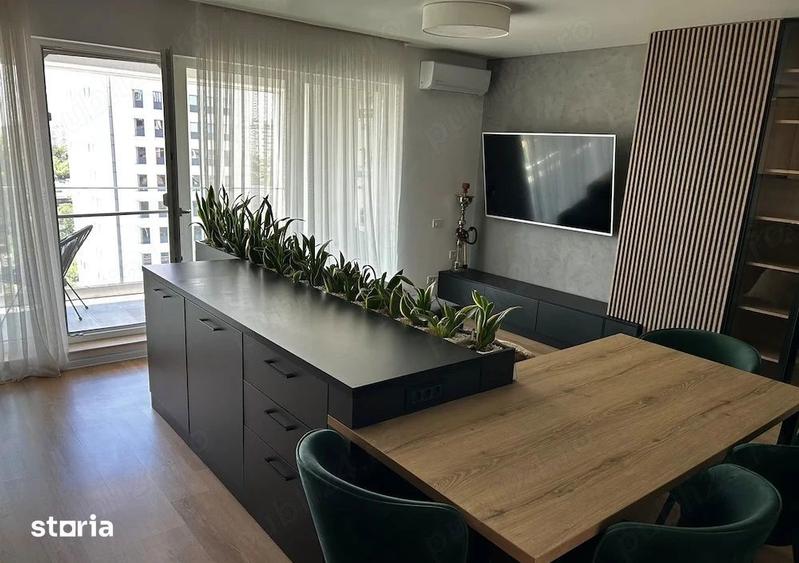 Apartament cu 3 camere, mobilat în Pieptănari