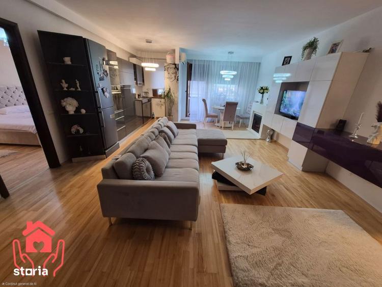 Apartament cu 2 camere, mobilat în Băneasa