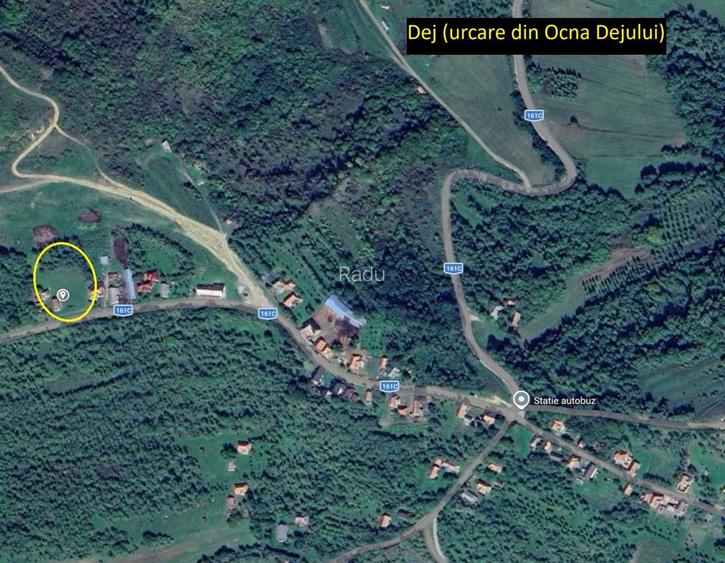 Teren intravilan 2500 mp + casa + anexe, CF 62707 Dej (Pintic nr. 223) 32.000 Euro Neg.