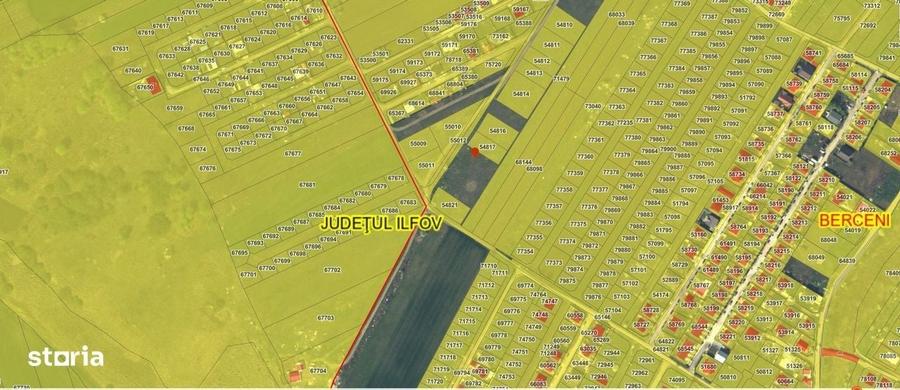 Lot teren 700 mp*Intravilan*Comuna Berceni*deschidere 17m - 1
