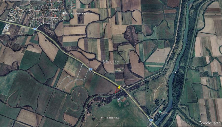 Teren extravilan destinatie zona industrială- Albina 2700 mp