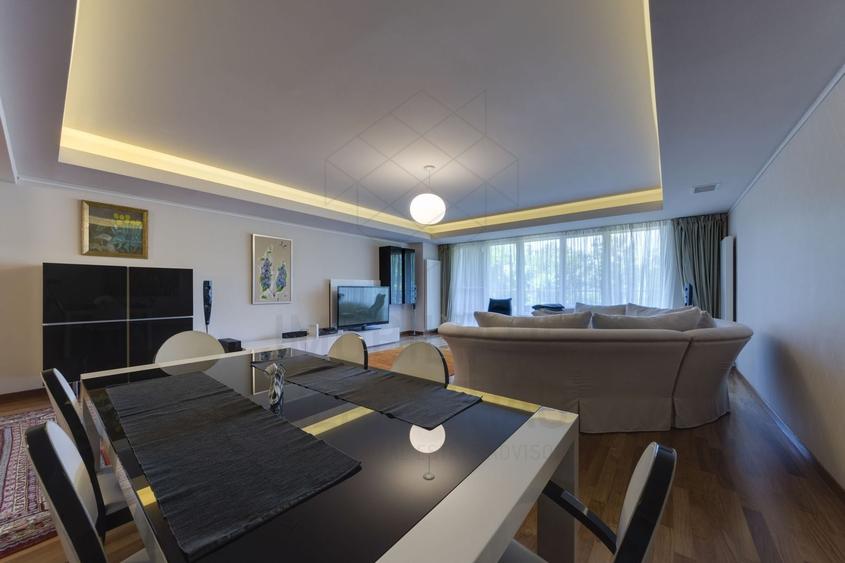 Apartament cu 4 camere decomandat, mobilat în Herăstrău