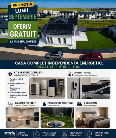 Casă cu 4 camere în Domnești