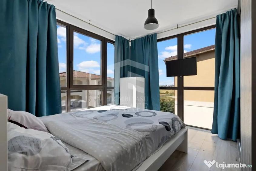 Apartament cu 3 camere semidecomandat în Central