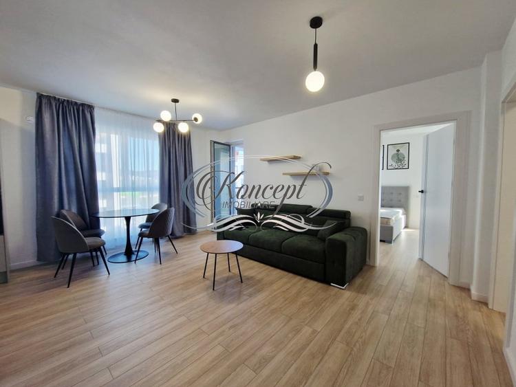 Apartament cu 2 camere semidecomandat, mobilat în Florești
