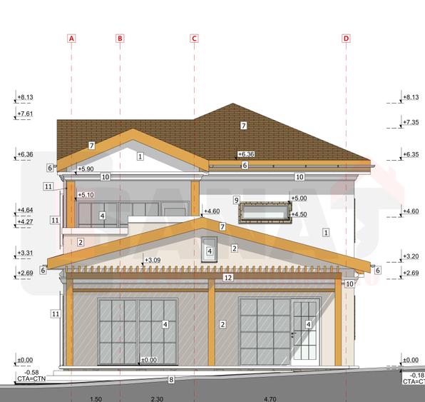 Teren Construcții intravilan de 601 mp, în Bungard