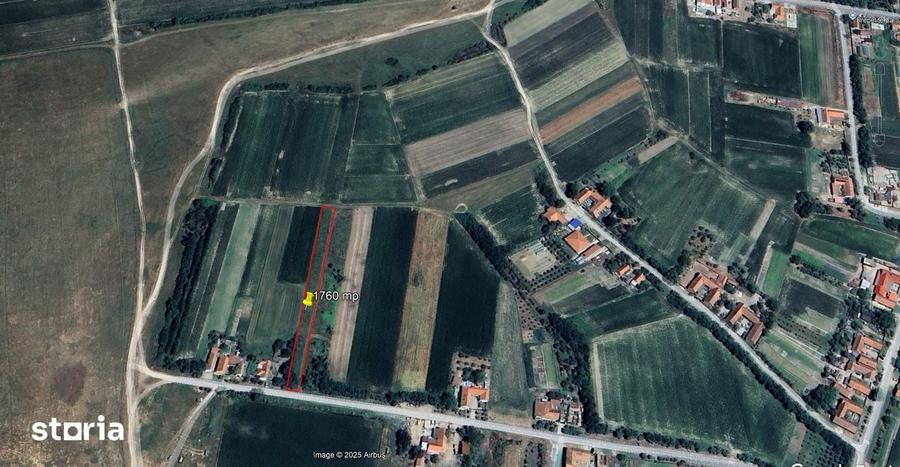 Teren de 1760 mp, în Boldur