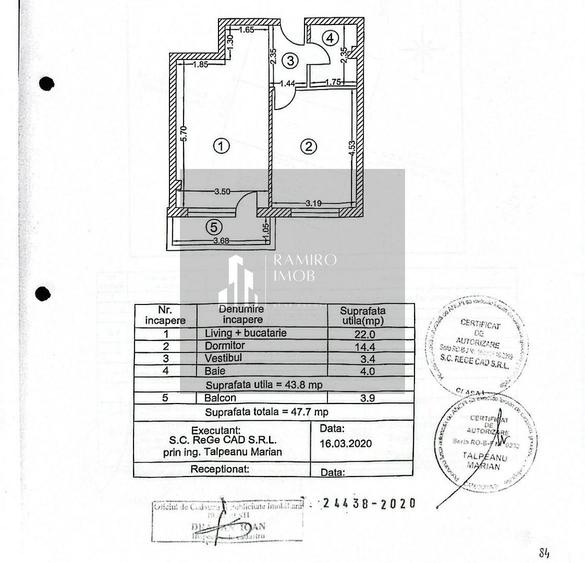 APARTAMENT 2 CAMERE decomandat / SECTOR 3 - 9