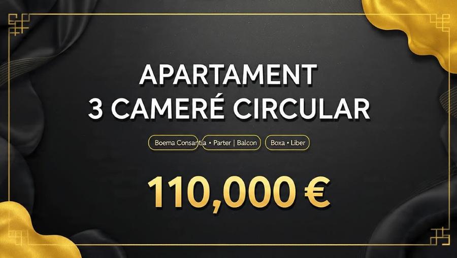boema -3 camere,circular ,parter - 1