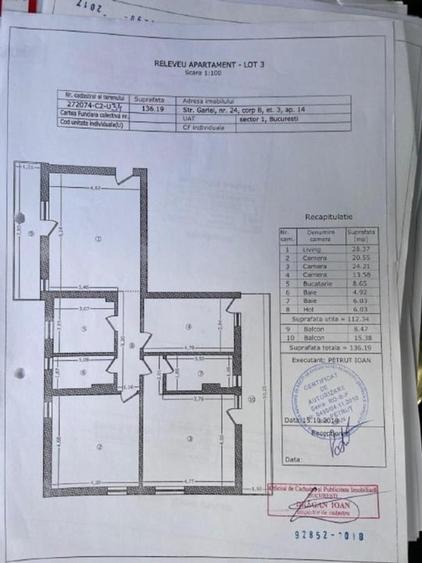 Apartament cu 4 camere decomandat, mobilat în Băneasa