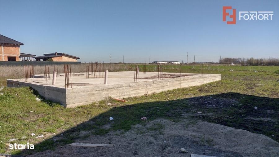 Teren de vanzare, Sacalaz - 672 mp, bransat gaz si curent - 3