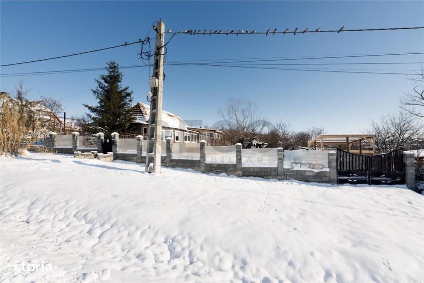 Casă cu 2 camere cu Teren 1600 Mp în Cetariu