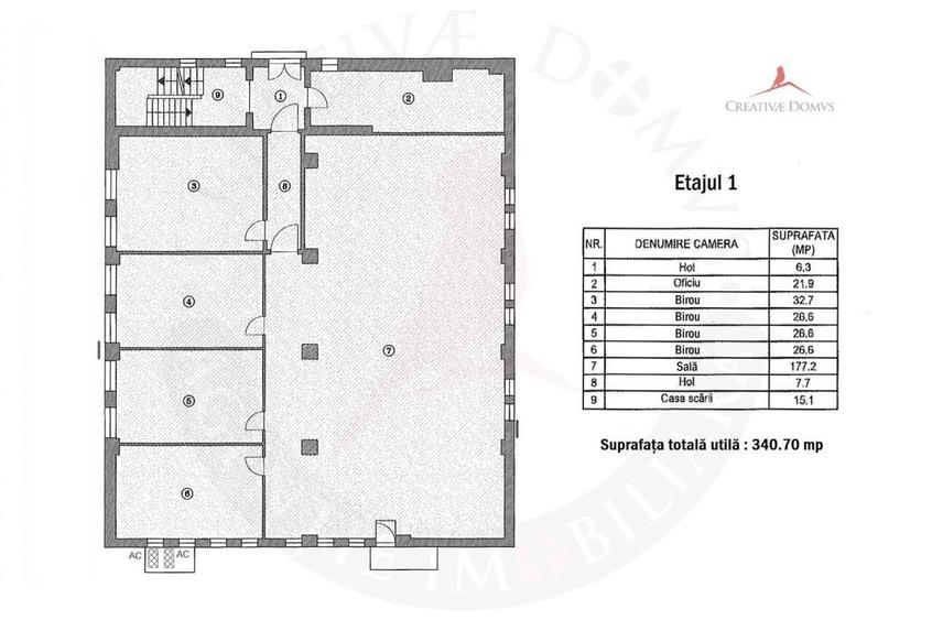 Spațiu comercial, de 341 mp, în Militari