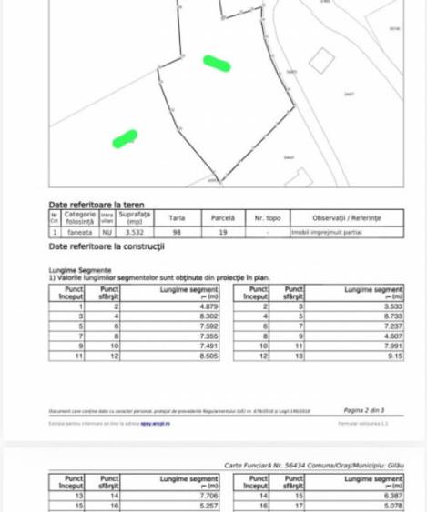 Teren pentru cabane, 6785 mp, la asfalt, zona Muntele Rece - 2