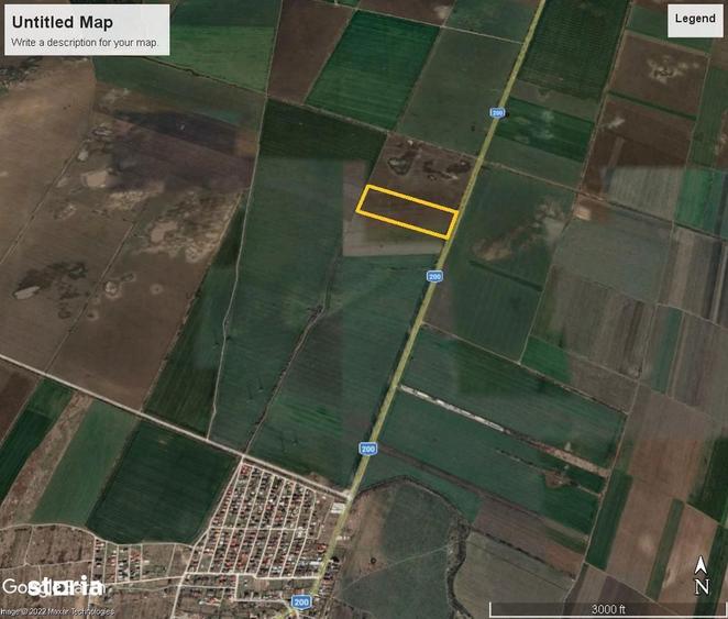 Teren de 25700 mp, în Ștefăneștii de Jos
