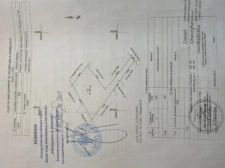 Teren de 500 mp, în Valea Adâncă