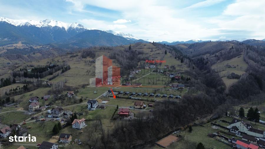 Teren intravilan 2.256 mp Bran Podul ?imonului | Ideal cabane | Ve - 3