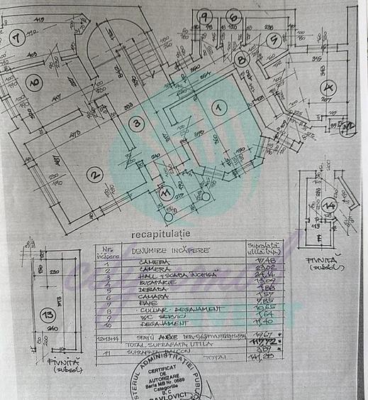Apartament cu 3 camere semidecomandat în Universitate
