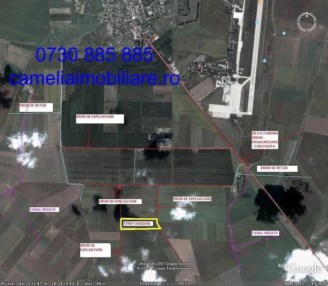 Teren de 90000 mp, în Mihail Kogălniceanu