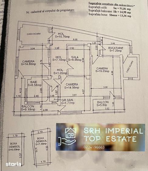 Apartament cu 4 camere în Central