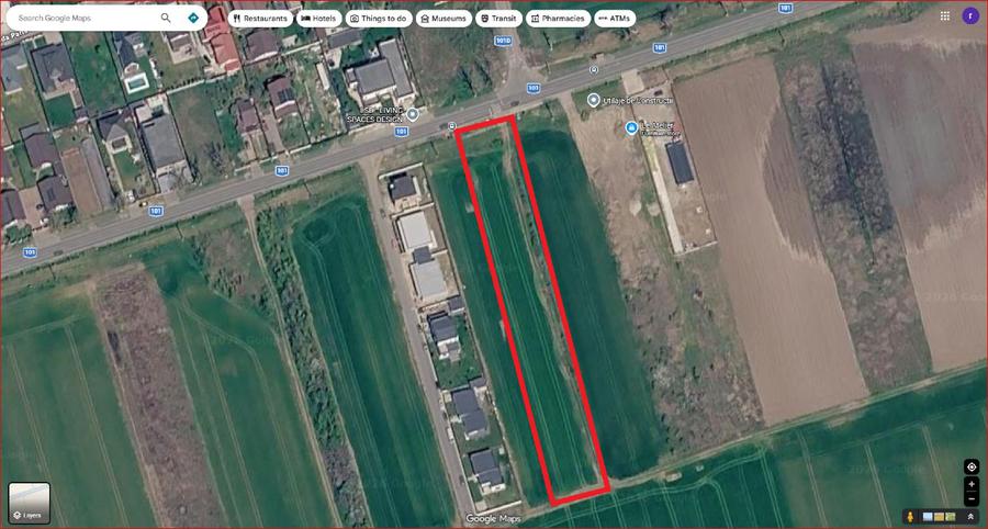 Teren Construcții intravilan de 5000 mp, în Moara Vlăsiei