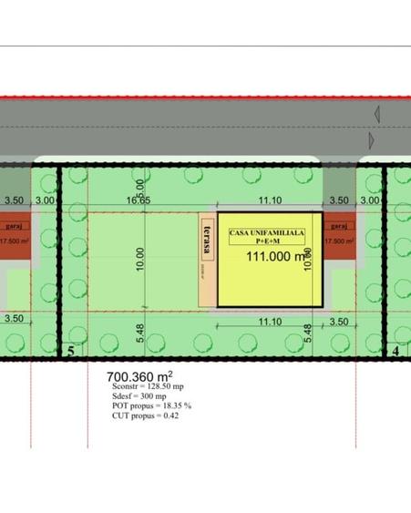 Teren Construcții intravilan de 700 mp, în Bună Ziua