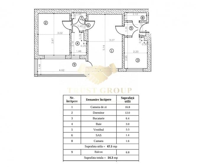 Apartament 2 camere Parc Bazilescu | 2 minute metrou | bloc reabilitat - 9
