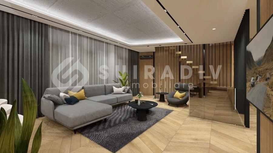 Apartament cu 4 camere semidecomandat în Central