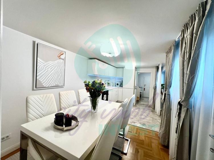 Apartament cu 4 camere semidecomandat, mobilat în Cișmigiu