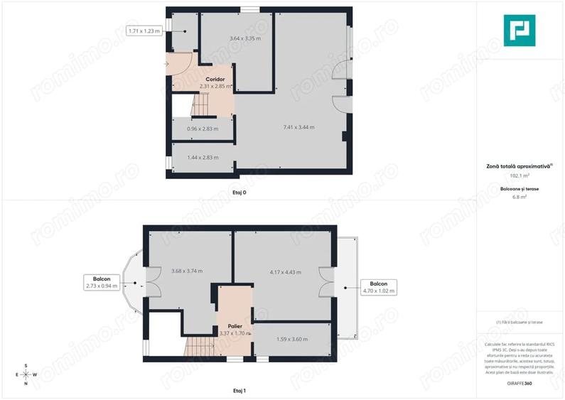 Duplex spa?ios 102 mp utili, teren 350mp in Covaci - 12