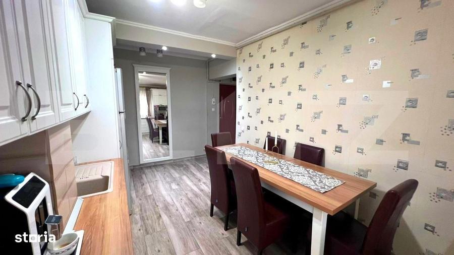 Apartament cu 3 camere semidecomandat în Ultracentral