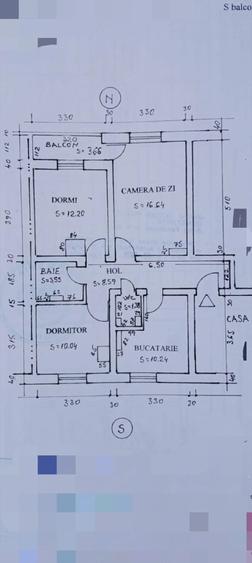 Apartament cu 3 camere decomandat în Agigea