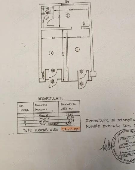 Spațiu comercial, de 55 mp, în Moșilor