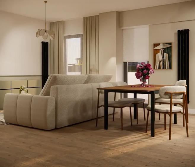 Apartament cu 3 camere decomandat, mobilat în Voluntari