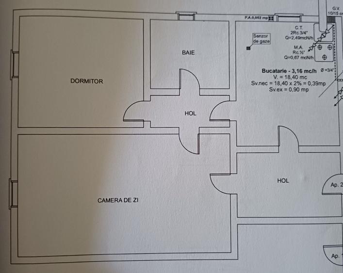 Caut colega apartament 2 camere - 1