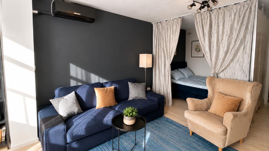Apartament cu 2 camere semidecomandat, mobilat în City Park Mall