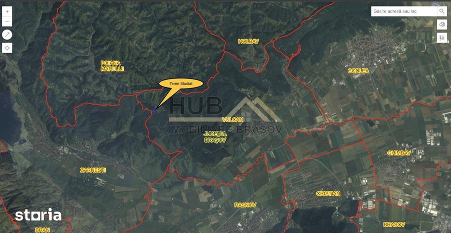 Teren de 5800 mp, în Zărnești