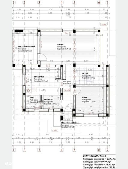 Casă cu 4 camere cu Teren 560 Mp în Cug