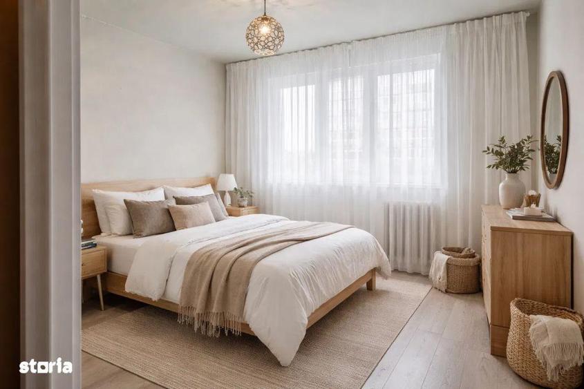 Apartament cu 2 camere semidecomandat, mobilat în 1 Mai