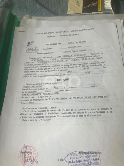 Teren Construcții intravilan de 1001 mp, în Buftea