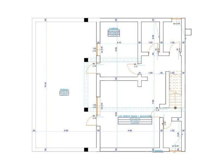 Casă individuală cu 5 camere cu Teren 500 Mp în Apahida