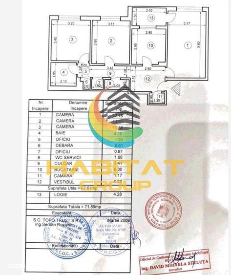 Apartament cu 3 camere decomandat în Berceni — fotografia 1
