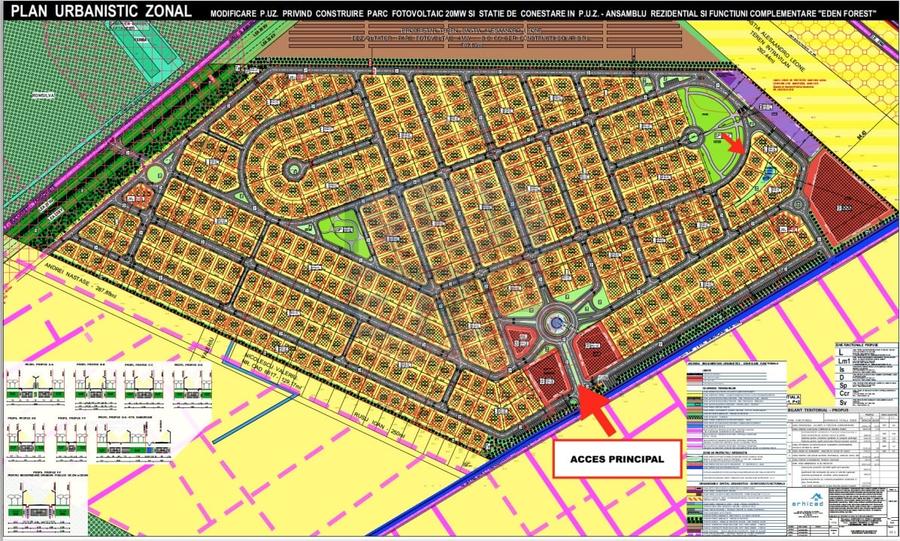 Teren Construcții intravilan de 589 mp, în Gulia