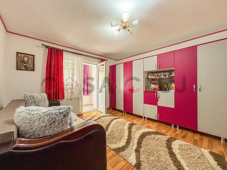 Apartament cu 3 camere semidecomandat, mobilat în Iris