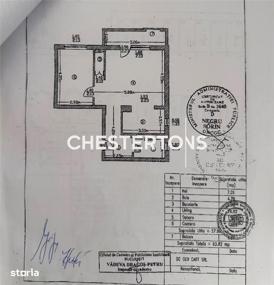 Apartament cu 2 camere în Băneasa