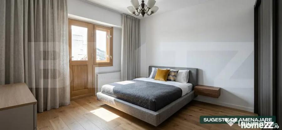 Apartament cu 3 camere decomandat în Central