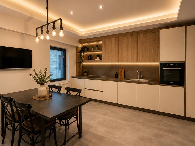 Apartament cu 4 camere semidecomandat în Floreasca