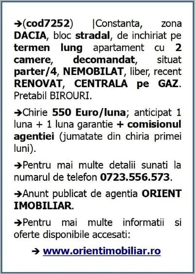 Birou, 52 mp în Dacia