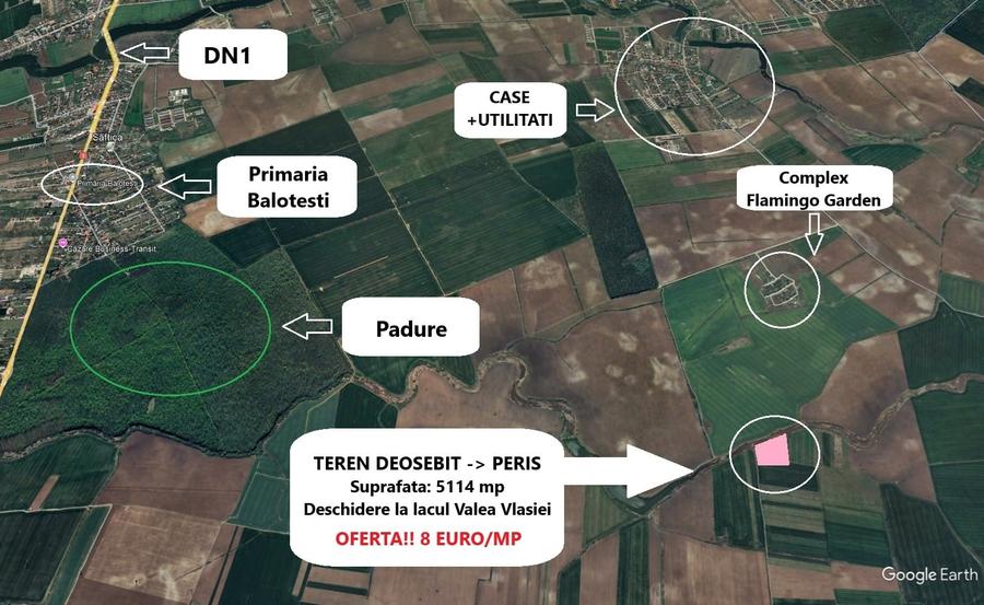Proprietar - TEREN DEOSEBIT - PERIS - CORBEANCA - 2 FRONTURI STRADALE - 1
