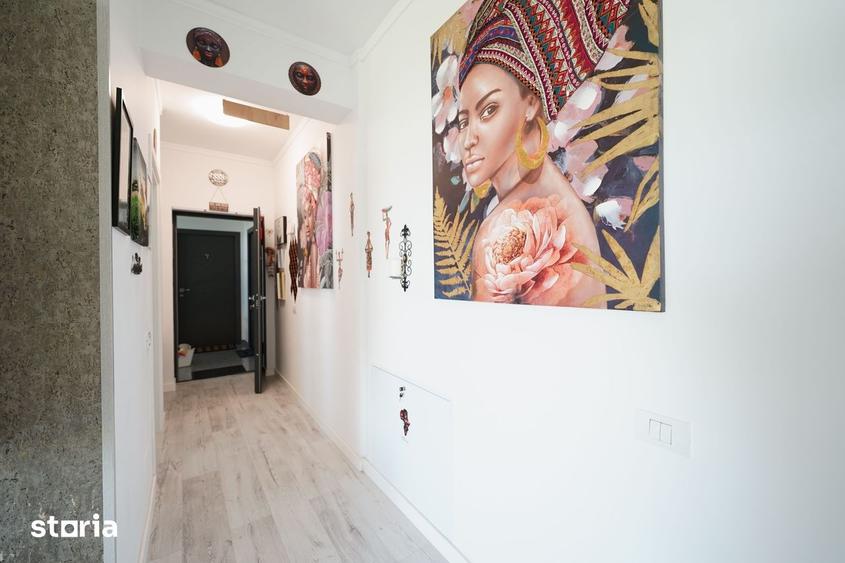 Apartament cu 2 camere, mobilat în Tunari